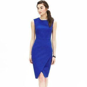 Banana Republic cobalt blue Sloan sheath dress NWT